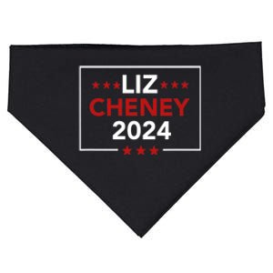 Liz Cheney For President 2024 Usa Election Vote Liz Cheney USA-Made Doggie Bandana