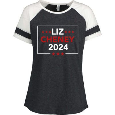 Liz Cheney For President 2024 Usa Election Vote Liz Cheney Enza Ladies Jersey Colorblock Tee