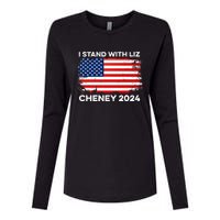 Liz Cheney For President Gop 2024 Election Vote Usa America Womens Cotton Relaxed Long Sleeve T-Shirt