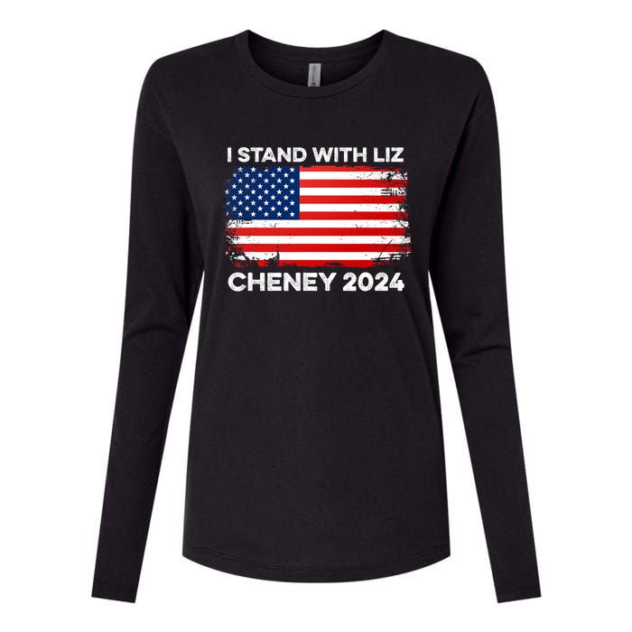 Liz Cheney For President Gop 2024 Election Vote Usa America Womens Cotton Relaxed Long Sleeve T-Shirt