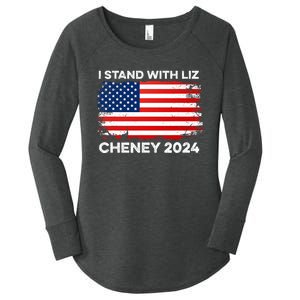 Liz Cheney For President Gop 2024 Election Vote Usa America Women's Perfect Tri Tunic Long Sleeve Shirt