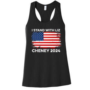 Liz Cheney For President Gop 2024 Election Vote Usa America Women's Racerback Tank