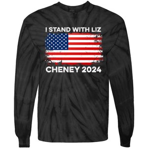 Liz Cheney For President Gop 2024 Election Vote Usa America Tie-Dye Long Sleeve Shirt