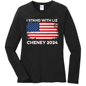 Liz Cheney For President Gop 2024 Election Vote Usa America Ladies Long Sleeve Shirt