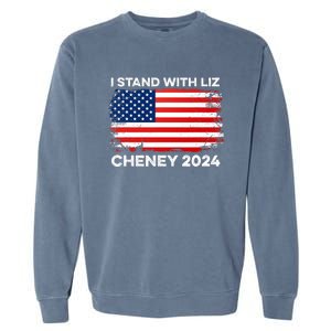 Liz Cheney For President Gop 2024 Election Vote Usa America Garment-Dyed Sweatshirt