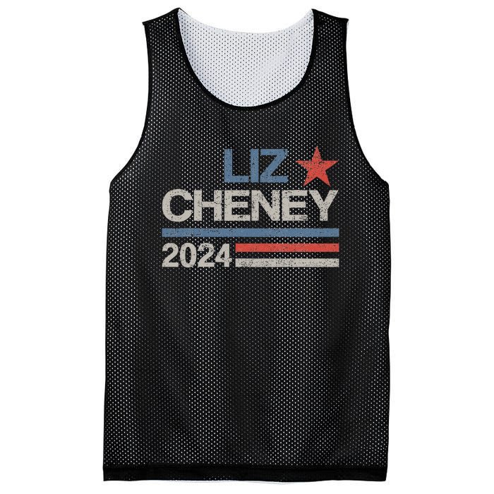 Liz Cheney For President 2024 Usa Election Liz 24 Mesh Reversible Basketball Jersey Tank