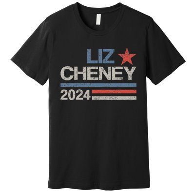 Liz Cheney For President 2024 Usa Election Liz 24 Premium T-Shirt