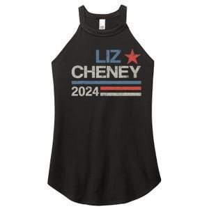 Liz Cheney For President 2024 Usa Election Liz 24 Women's Perfect Tri Rocker Tank