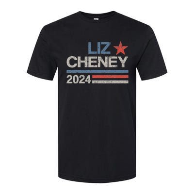 Liz Cheney For President 2024 Usa Election Liz 24 Softstyle CVC T-Shirt