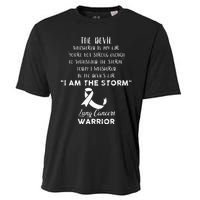 Lung Cancer Fight Cancer Ribbon Cooling Performance Crew T-Shirt