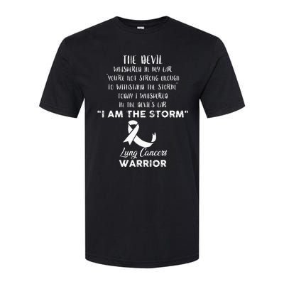 Lung Cancer Fight Cancer Ribbon Softstyle CVC T-Shirt