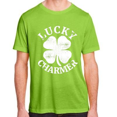 LUCKY CHARMER Funny St. Patrick's Day Boy Girl Adult ChromaSoft Performance T-Shirt