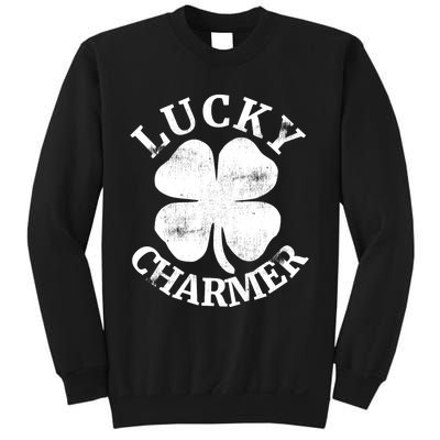 LUCKY CHARMER Funny St. Patrick's Day Boy Girl Sweatshirt