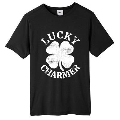 LUCKY CHARMER Funny St. Patrick's Day Boy Girl Tall Fusion ChromaSoft Performance T-Shirt