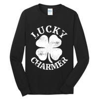 LUCKY CHARMER Funny St. Patrick's Day Boy Girl Tall Long Sleeve T-Shirt