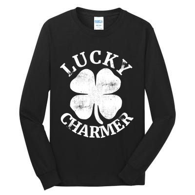 LUCKY CHARMER Funny St. Patrick's Day Boy Girl Tall Long Sleeve T-Shirt