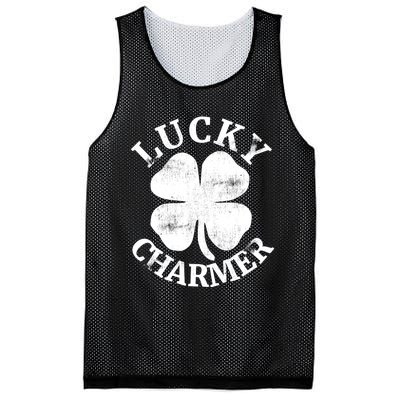 LUCKY CHARMER Funny St. Patrick's Day Boy Girl Mesh Reversible Basketball Jersey Tank