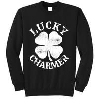 LUCKY CHARMER Funny St. Patrick's Day Boy Girl Tall Sweatshirt