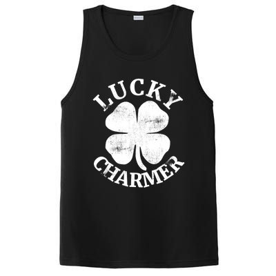 LUCKY CHARMER Funny St. Patrick's Day Boy Girl PosiCharge Competitor Tank