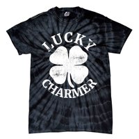 LUCKY CHARMER Funny St. Patrick's Day Boy Girl Tie-Dye T-Shirt