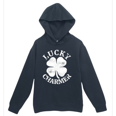 LUCKY CHARMER Funny St. Patrick's Day Boy Girl Urban Pullover Hoodie