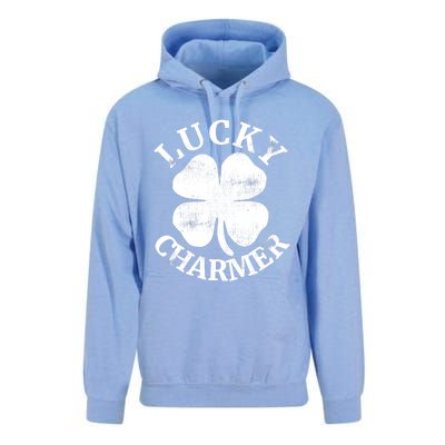 LUCKY CHARMER Funny St. Patrick's Day Boy Girl Unisex Surf Hoodie