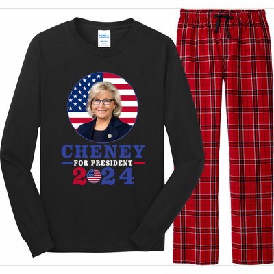 Liz Cheney For President 2024 USA Election Liz 24 Long Sleeve Pajama Set