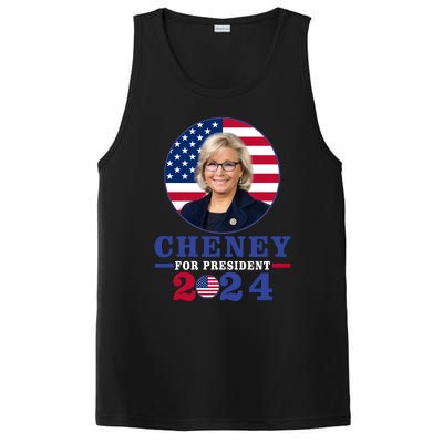 Liz Cheney For President 2024 USA Election Liz 24 PosiCharge Competitor Tank