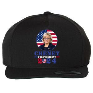 Liz Cheney For President 2024 USA Election Liz 24 Wool Snapback Cap