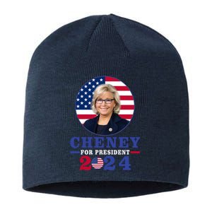 Liz Cheney For President 2024 USA Election Liz 24 Sustainable Beanie