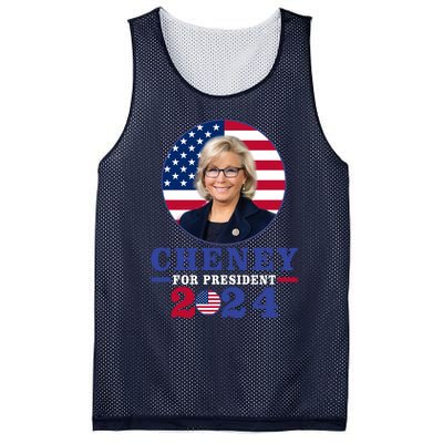 Liz Cheney For President 2024 USA Election Liz 24 Mesh Reversible Basketball Jersey Tank