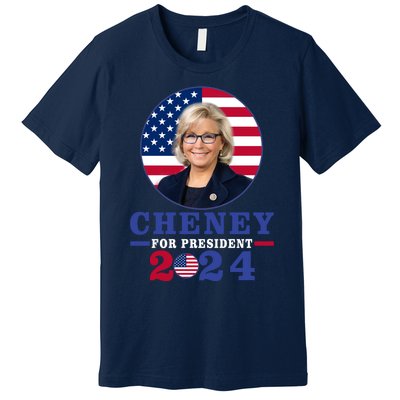 Liz Cheney For President 2024 USA Election Liz 24 Premium T-Shirt