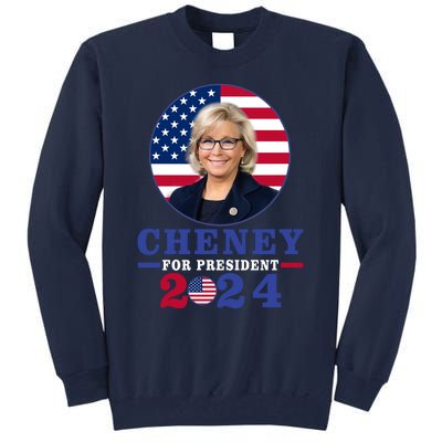 Liz Cheney For President 2024 USA Election Liz 24 Tall Sweatshirt