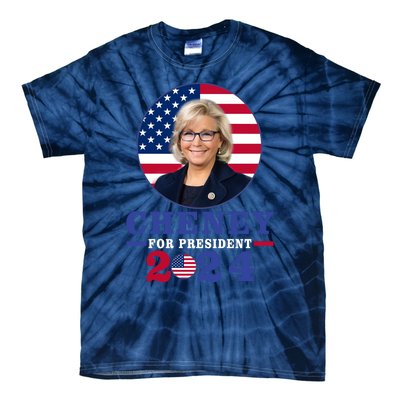 Liz Cheney For President 2024 USA Election Liz 24 Tie-Dye T-Shirt