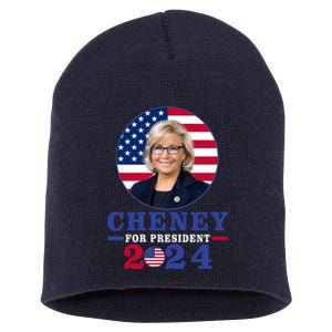 Liz Cheney For President 2024 USA Election Liz 24 Short Acrylic Beanie