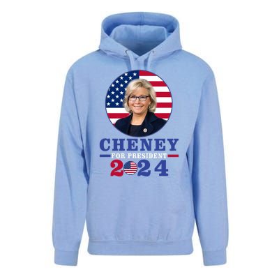 Liz Cheney For President 2024 USA Election Liz 24 Unisex Surf Hoodie