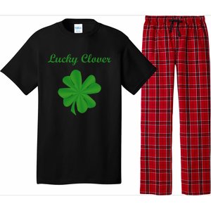 Lucky Clover Four Leaf Saint Patrick's Day Irish Women Pajama Set