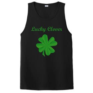 Lucky Clover Four Leaf Saint Patrick's Day Irish Women PosiCharge Competitor Tank