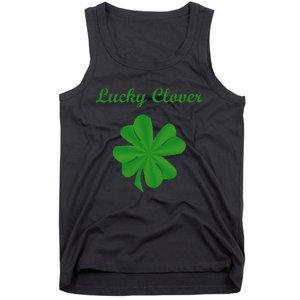 Lucky Clover Four Leaf Saint Patrick's Day Irish Women Tank Top