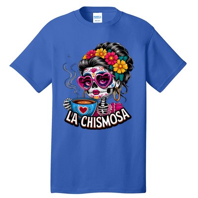 La Chismosa Funny Mexican Chisme Spanish Skeleton Skull Tall T-Shirt