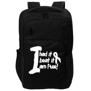 Lung Cancer Fight Cancer Ribbon Gift Impact Tech Backpack