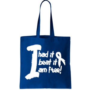 Lung Cancer Fight Cancer Ribbon Gift Tote Bag