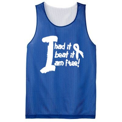 Lung Cancer Fight Cancer Ribbon Gift Mesh Reversible Basketball Jersey Tank