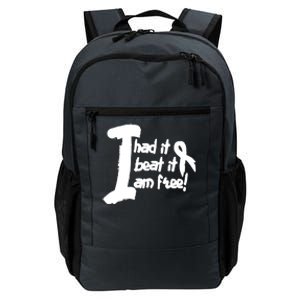 Lung Cancer Fight Cancer Ribbon Gift Daily Commute Backpack