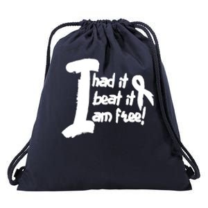 Lung Cancer Fight Cancer Ribbon Gift Drawstring Bag