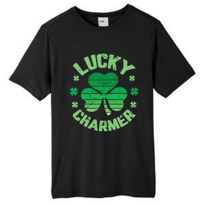 LUCKY CHARMER Funny St. Patrick's Day Tall Fusion ChromaSoft Performance T-Shirt