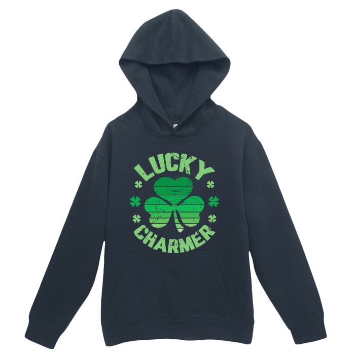 LUCKY CHARMER Funny St. Patrick's Day Urban Pullover Hoodie