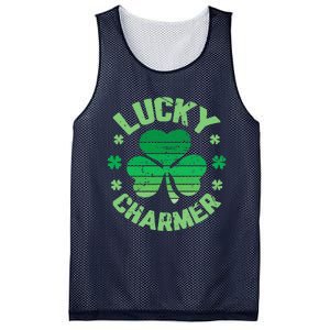 LUCKY CHARMER Funny St. Patrick's Day Mesh Reversible Basketball Jersey Tank