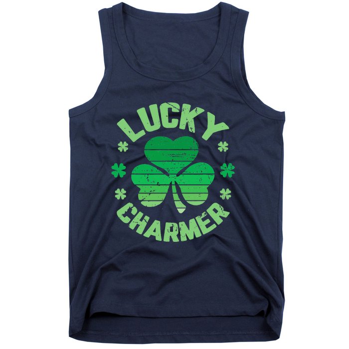 LUCKY CHARMER Funny St. Patrick's Day Tank Top