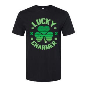 LUCKY CHARMER Funny St. Patrick's Day Softstyle CVC T-Shirt